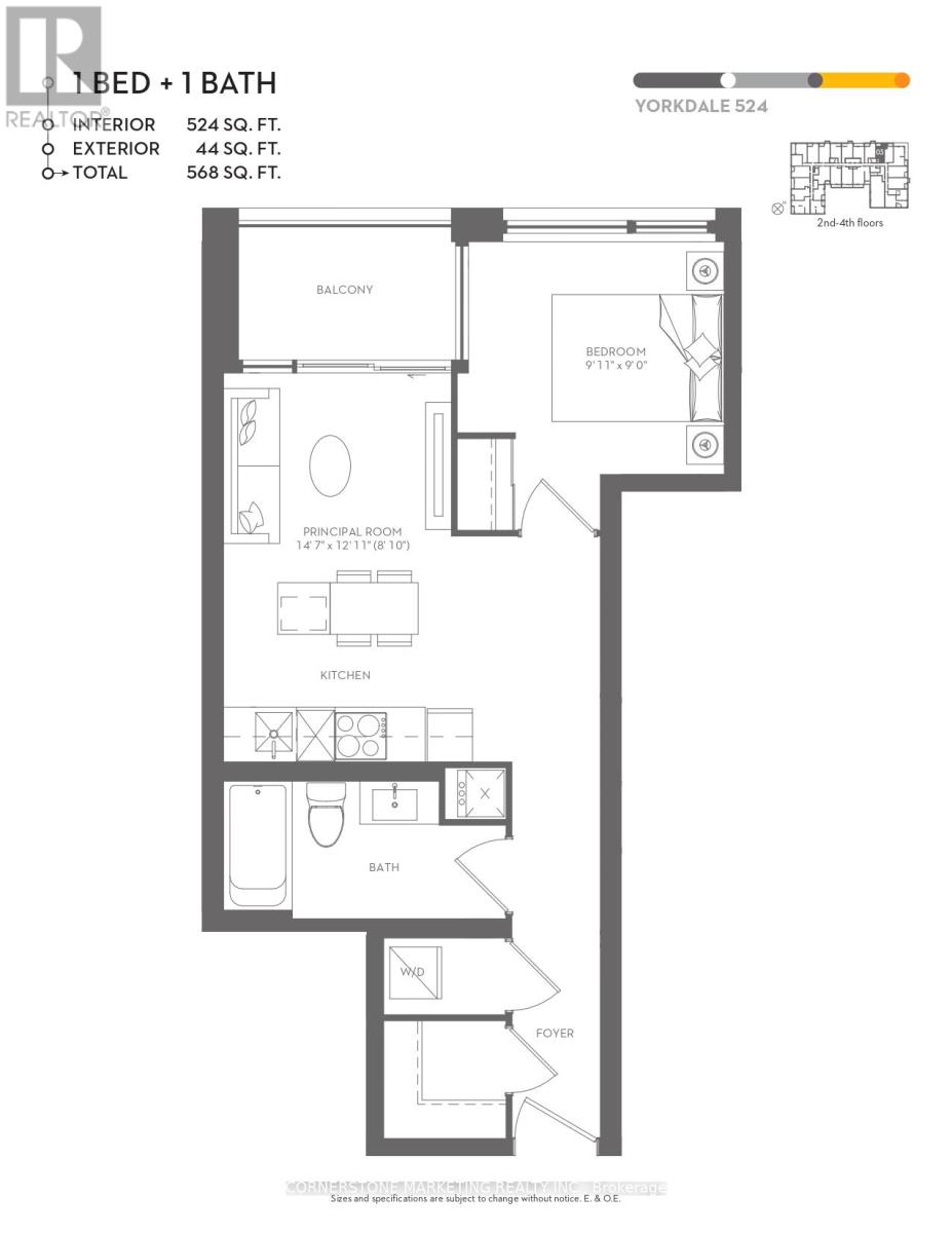 Apartment – 403 - 8 TIPPETT ROAD, Toronto – photo 2