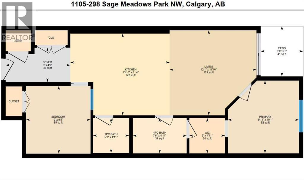 Apartment for Sale in 1105, 298 Sage Meadows Park NW|Calgary, Alberta T3P1P5 3