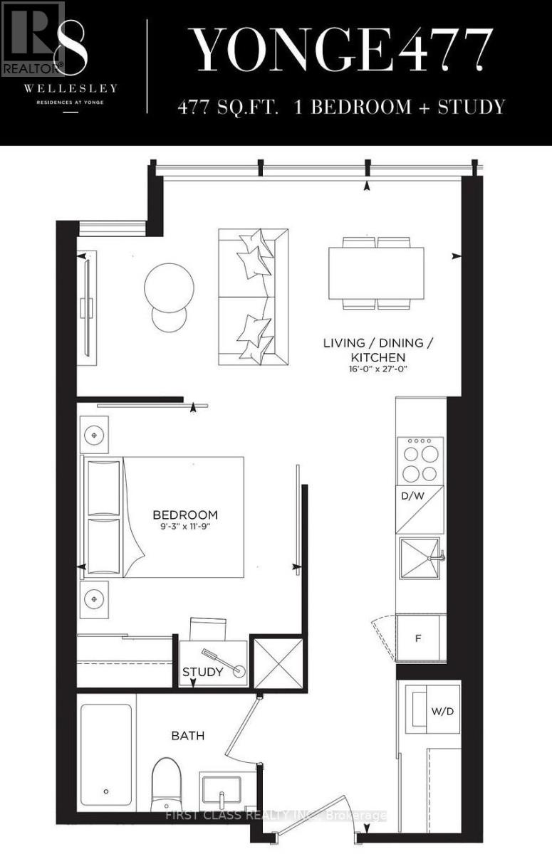 Apartment – 1807 - 8 WELLESLEY STREET W, Toronto – photo 3