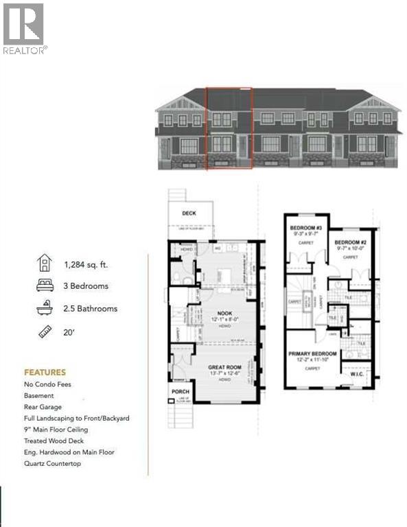 Row / Townhouse for Sale in 135 Ambleridge Street NW|Calgary, Alberta T3P3H2 2
