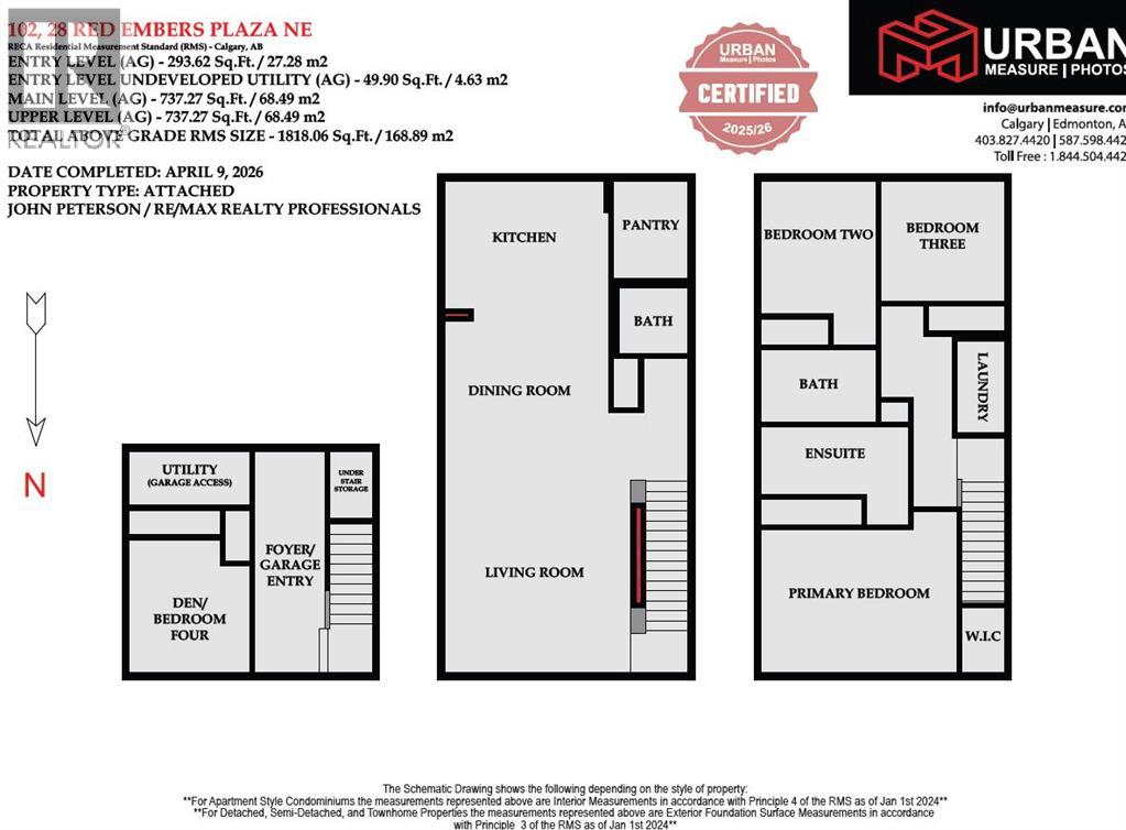 Row / Townhouse for Sale in 102, 28 Red Embers Plaza NE|Calgary, Alberta T3N2W1 3