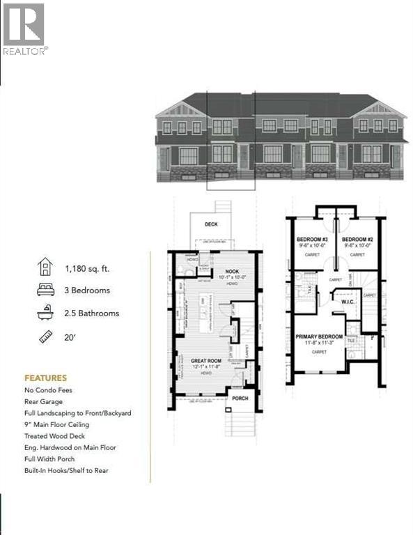Row / Townhouse for Sale in 151 Ambleridge Street NW|Calgary, Alberta T3P3H2 2