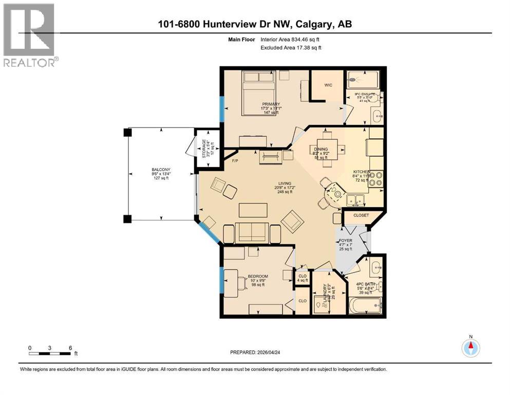 Apartment for Sale in 101, 6800 Hunterview Drive NW|Calgary, Alberta T2K6K5 2