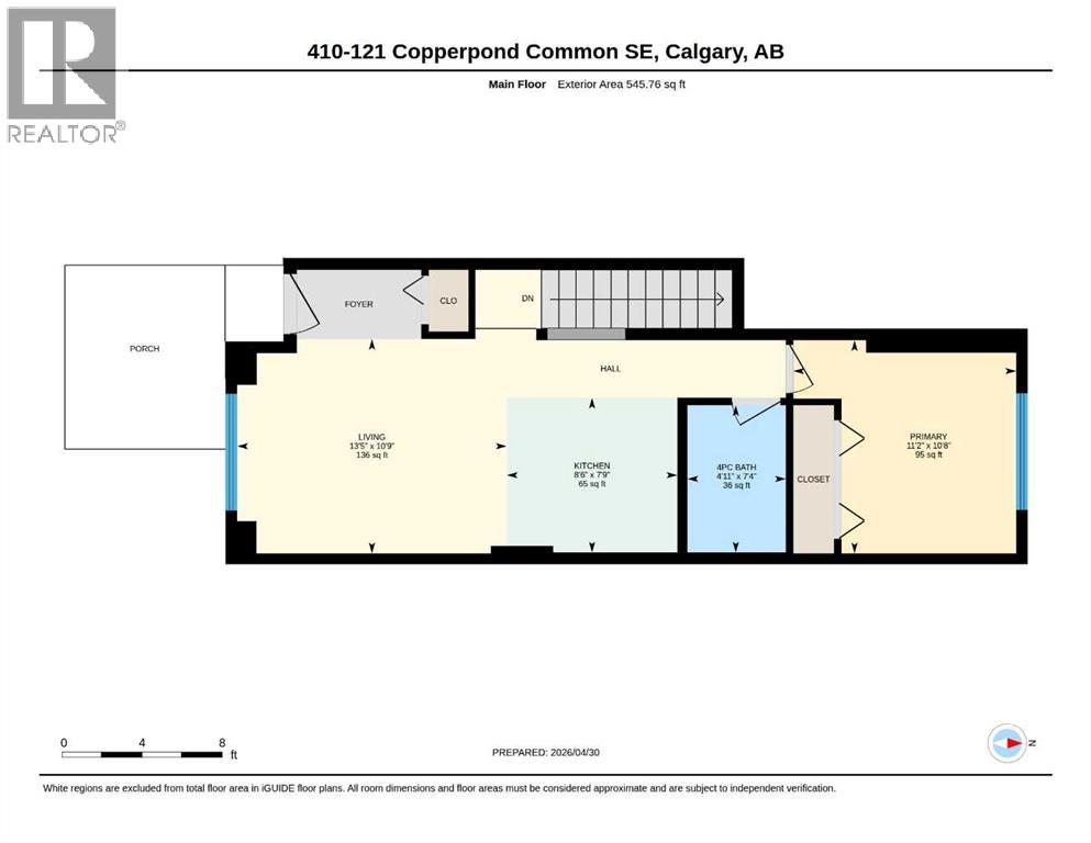 Row / Townhouse for Sale in 410, 121 Copperpond Common SE|Calgary, Alberta T2Z5B6 4