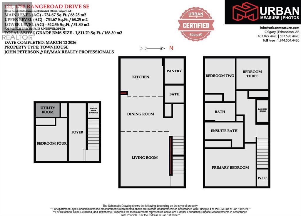 Row / Townhouse for Sale in 121, 1750 Rangeview Drive SE|Calgary, Alberta T3S0X3 2