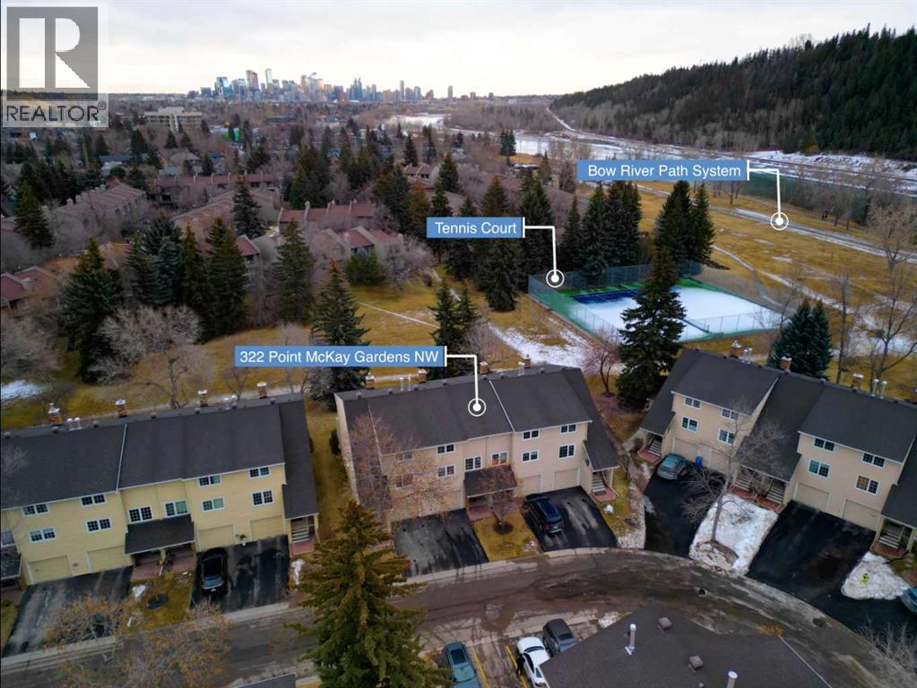 Row / Townhouse for Sale in 322 Point Mckay Gardens NW|Calgary, Alberta T3B5B7 2
