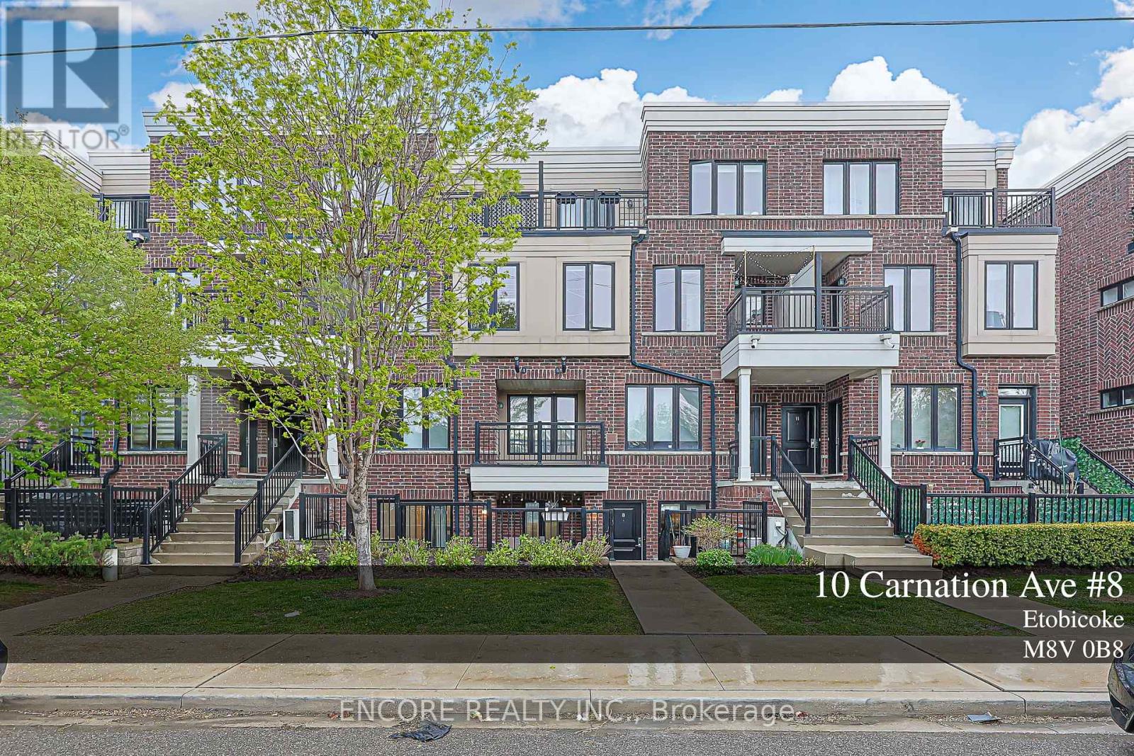 Row / Townhouse for Sale in 8 - 10 CARNATION AVENUE|Toronto (Long Branch), Ontario M8V0B8