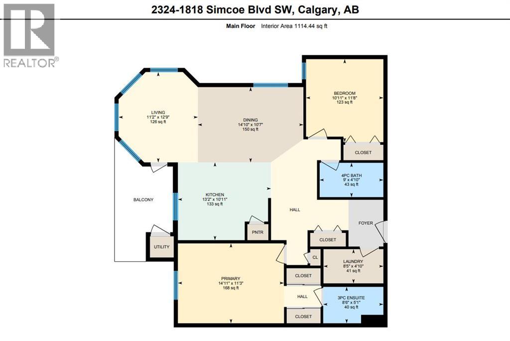 Apartment for Sale in 2324, 1818 Simcoe Boulevard SW|Calgary, Alberta T3H3L9 4