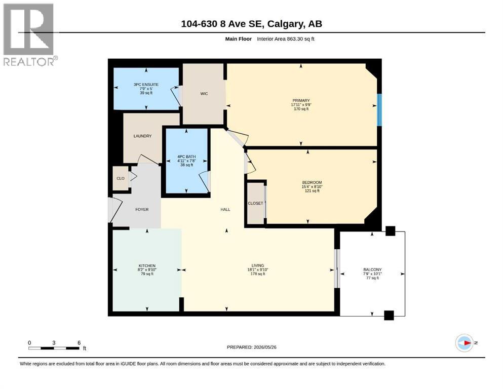 Apartment for Sale in 104, 630 8 Avenue SE|Calgary, Alberta T2G5T2 4
