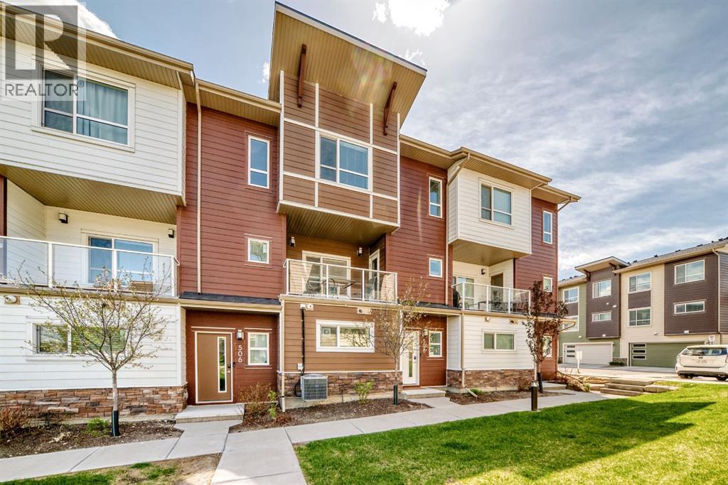 Row / Townhouse for Sale in 508 Harvest Grove Walk NE|Calgary, Alberta T3K2P3