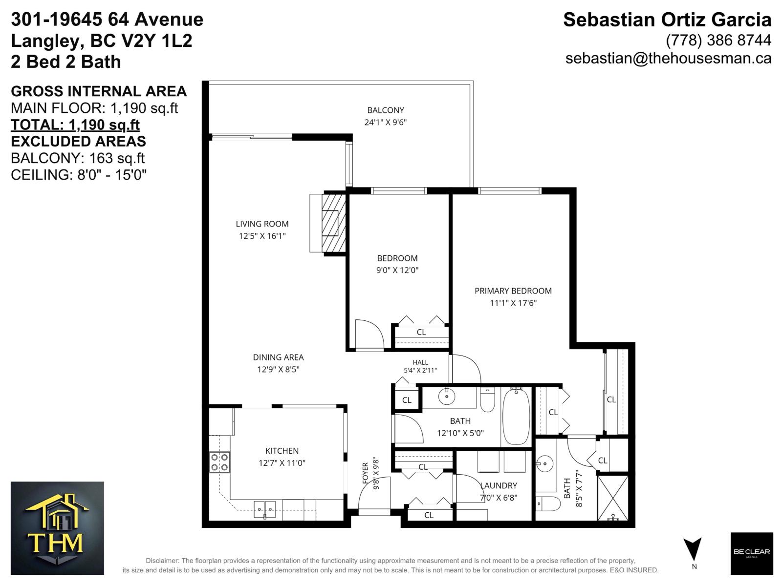 For sale: 301 19645 64 AVENUE, Langley, British Columbia V2Y1L2