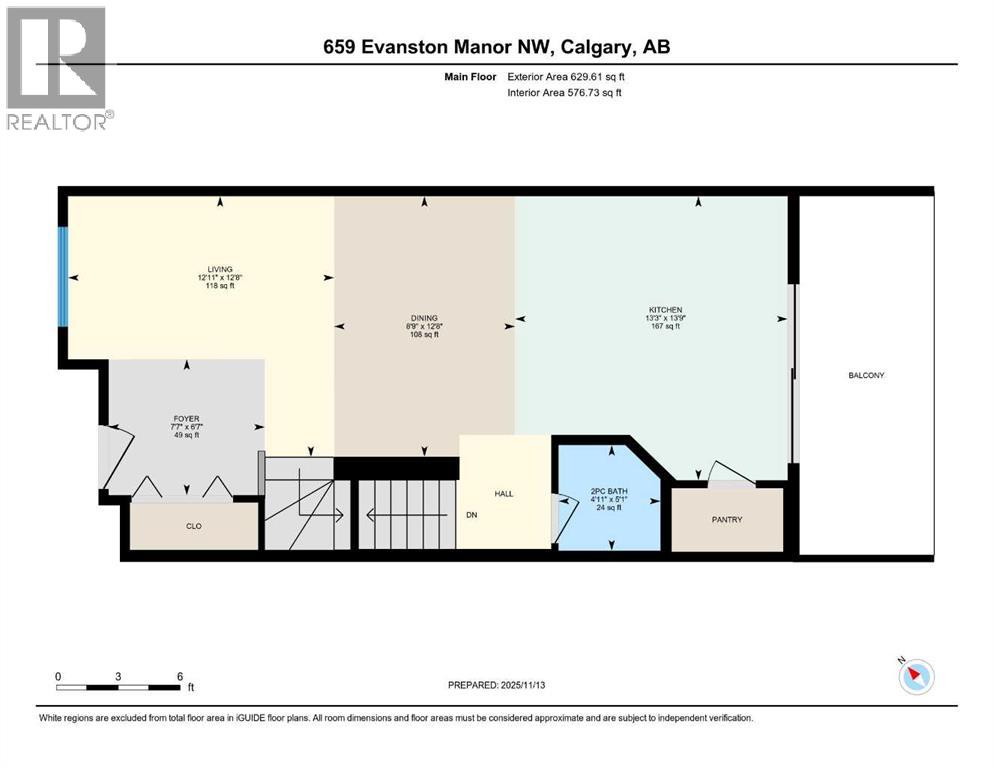 Row / Townhouse for Sale in 659 Evanston Manor NW|Calgary, Alberta T3P0R9 5