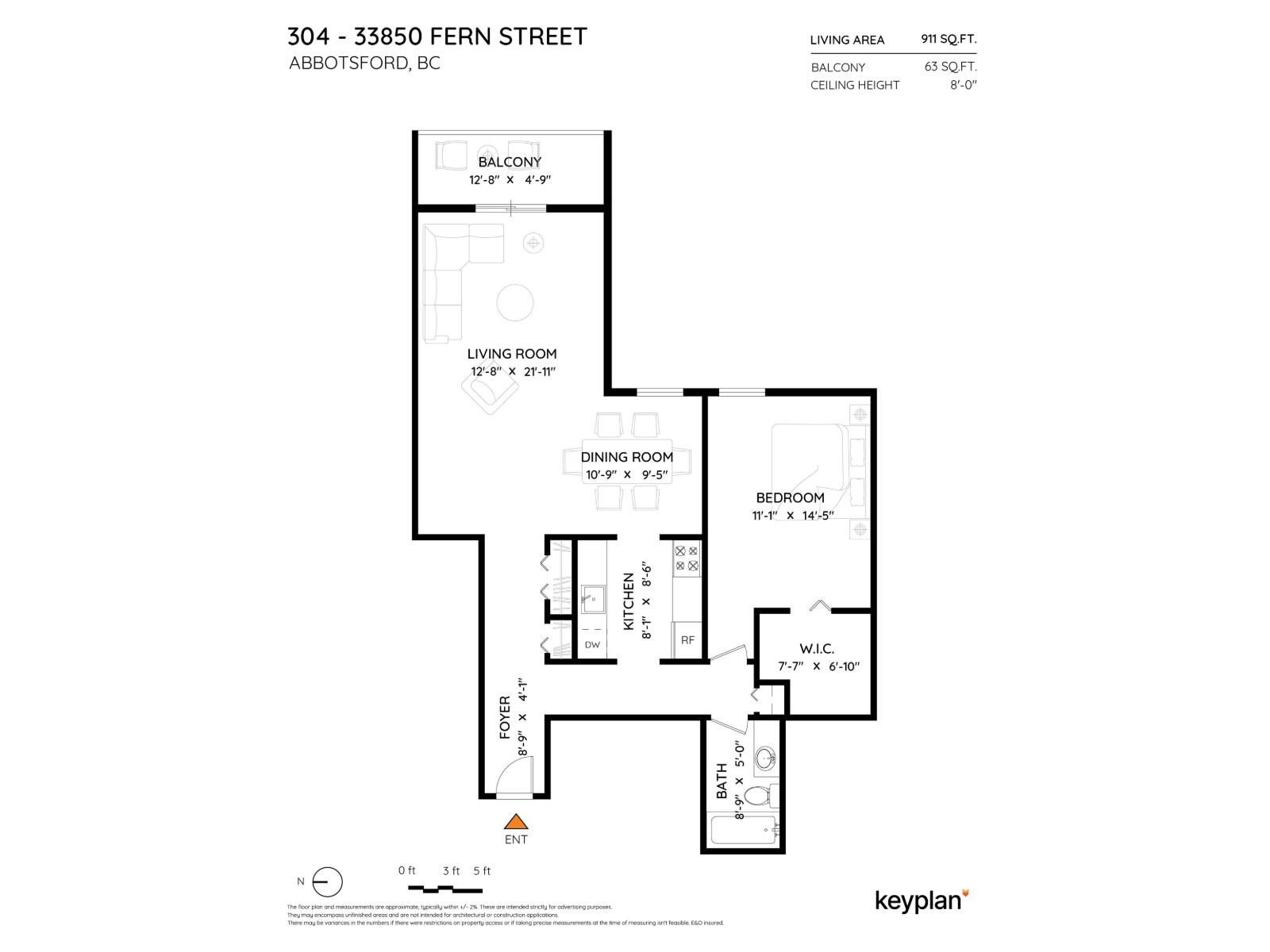304 33850 FERN STREET, Abbotsford, British Columbia V2S6C3