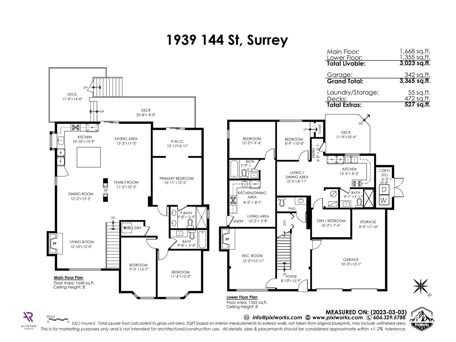 For sale: 1939 144 STREET, Surrey, British Columbia V4A7M6
