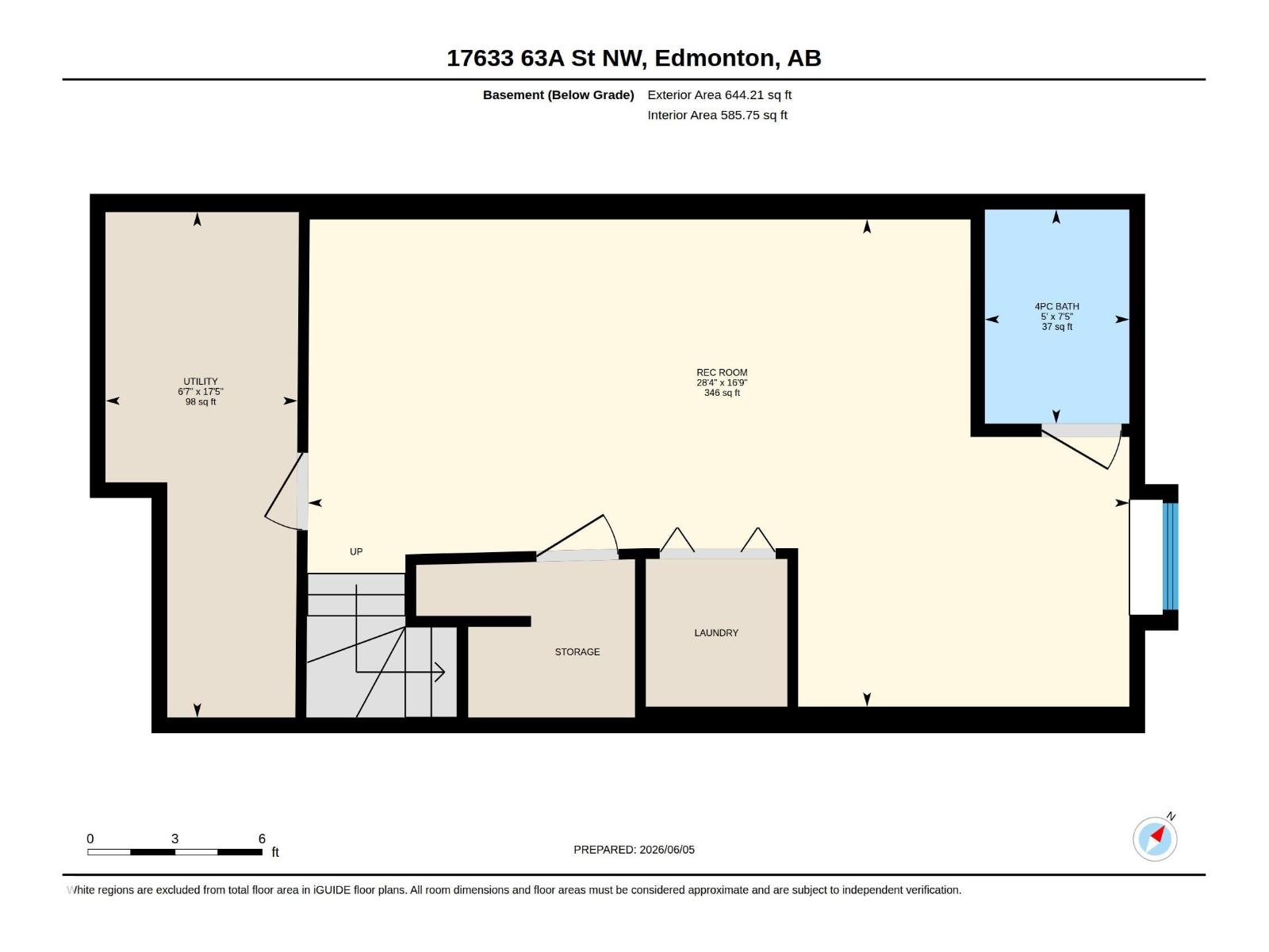 埃德蒙顿McConachie社区|3卧4卫独立屋|2020年建近1500尺 - 34