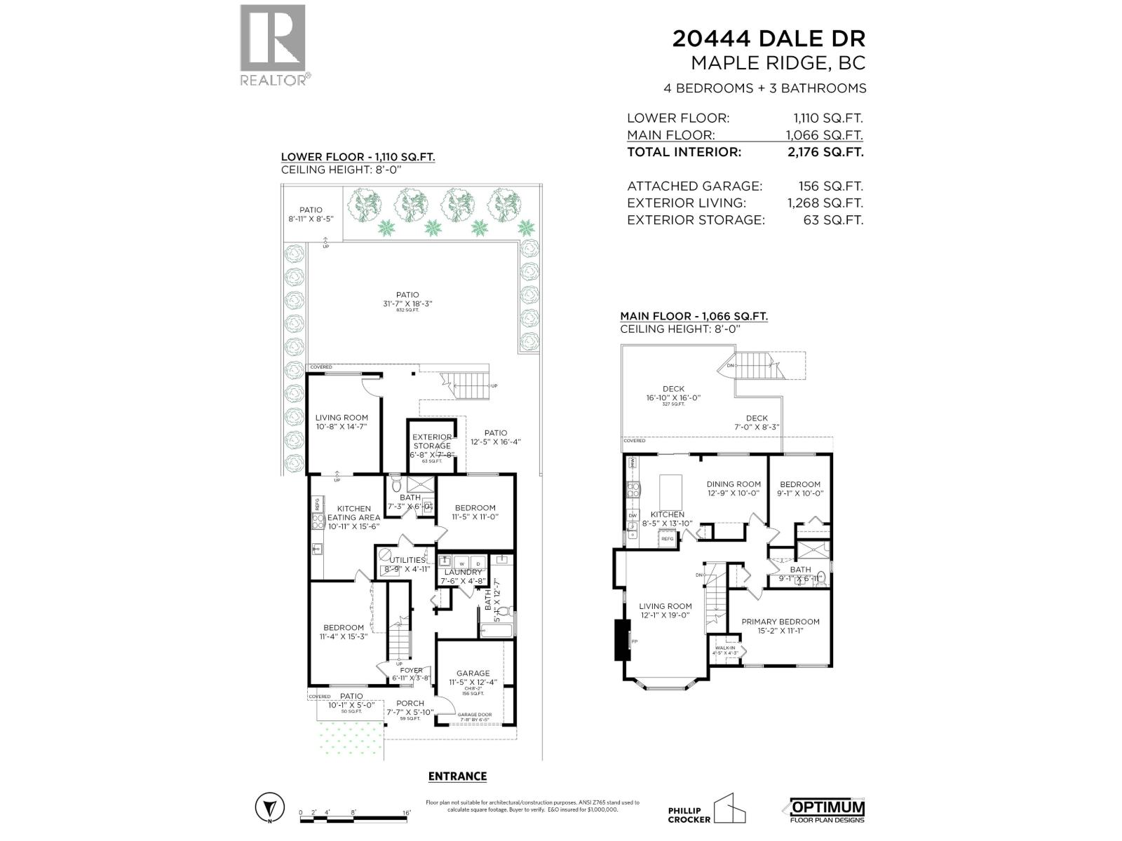 For sale: 20444 DALE DRIVE, Maple Ridge, British Columbia V2X8V9