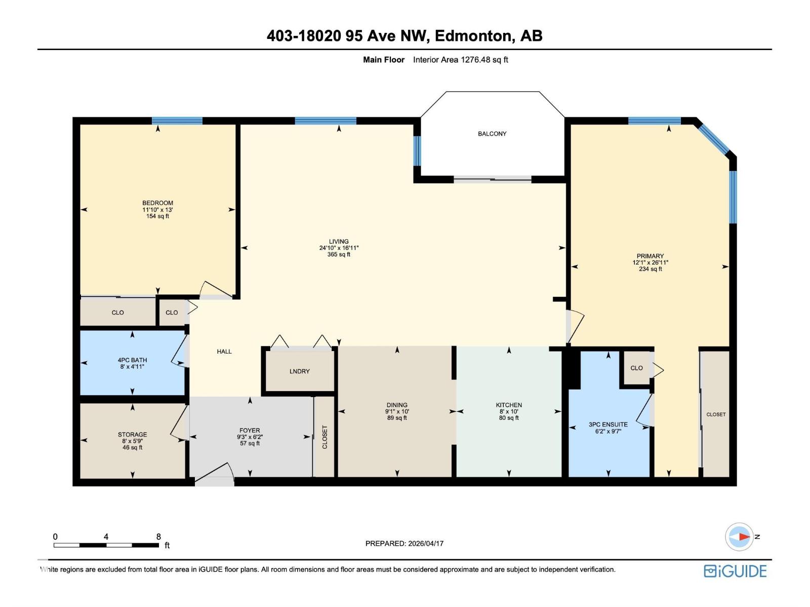 For sale: #403 18020 95 AV NW, Edmonton, Alberta T5T6B2 - E4482933