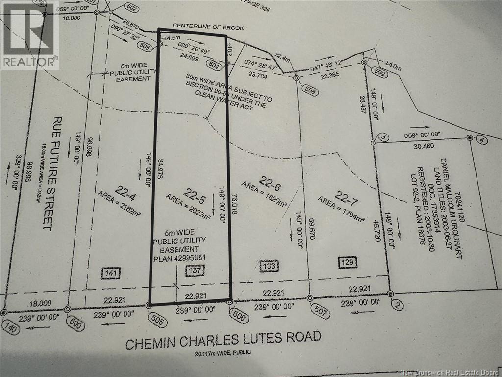 137 Charles Lutes Road, Moncton, New Brunswick E1G2P8