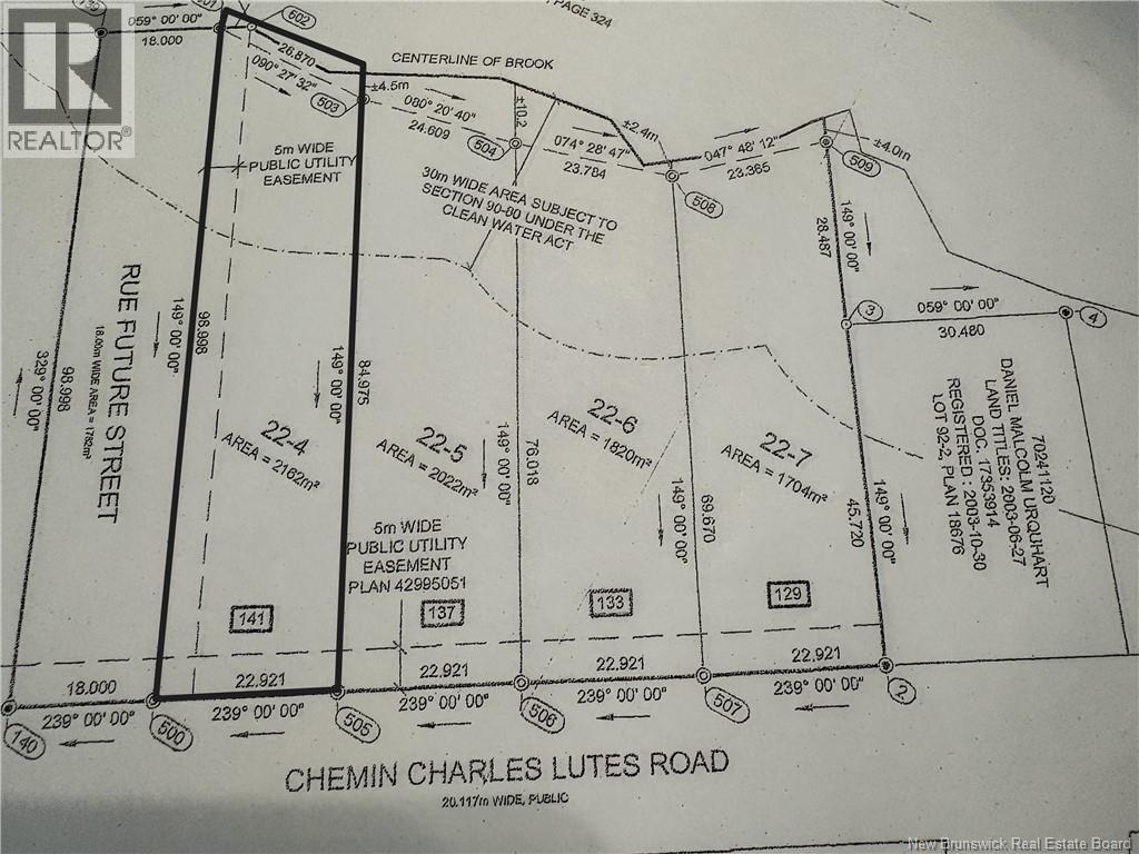 141 Charles Lutes Road, Moncton, New Brunswick E1G2P8
