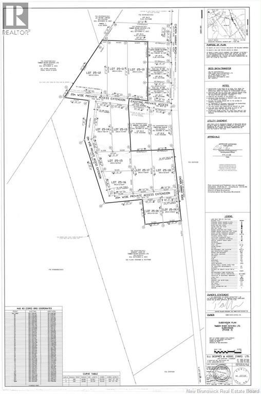 For sale: LOT 25-17 Hannay, Galloway, New Brunswick E4W2M4
