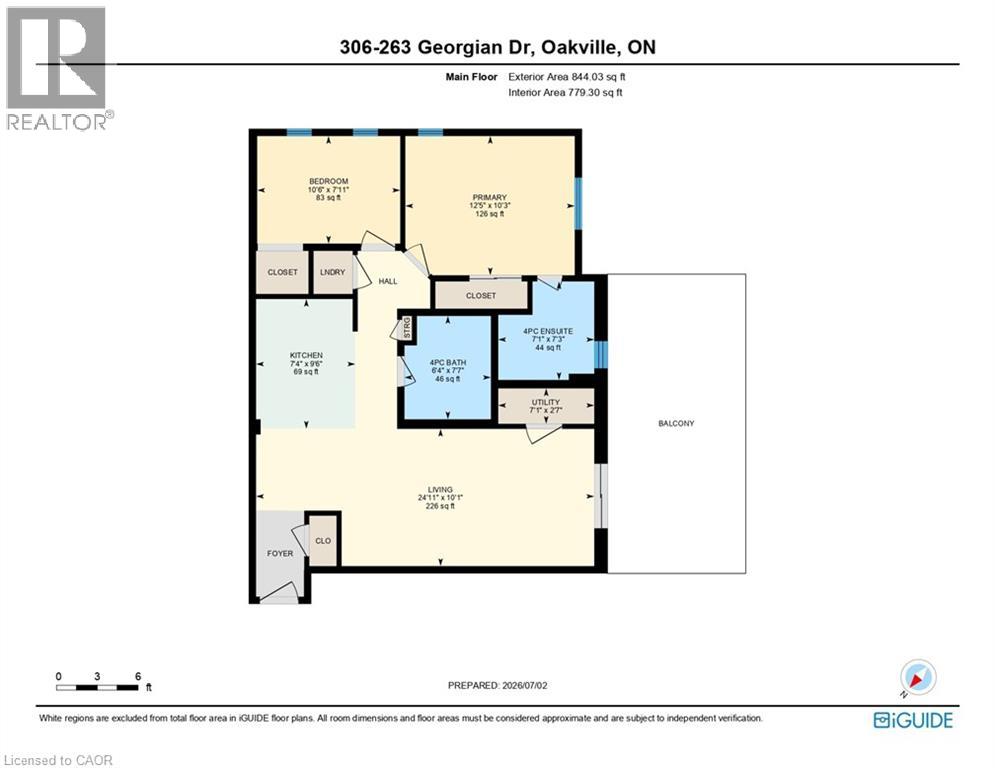 Oakville River Oaks 精装角位公寓镇屋 2卧2卫带大露台 - 43