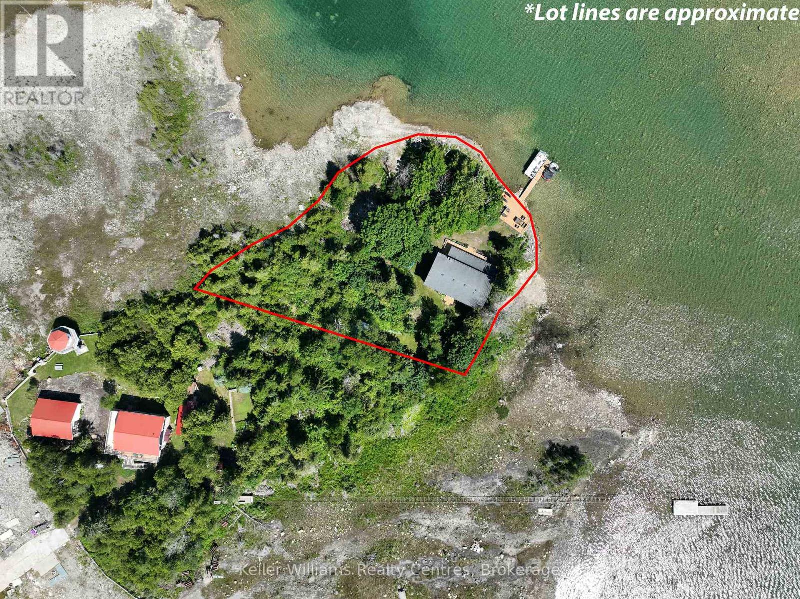 Aerial of island
