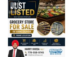 Actual Vancouver grocery business listing used to illustrate revenue verification