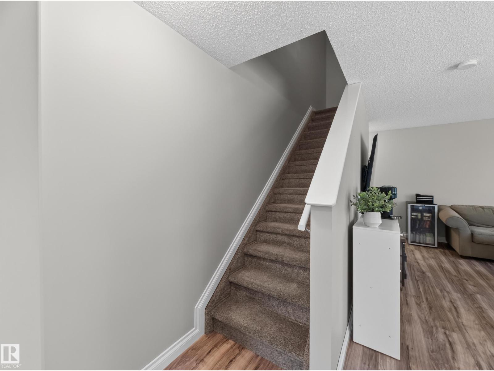 Stairs seen from the living room