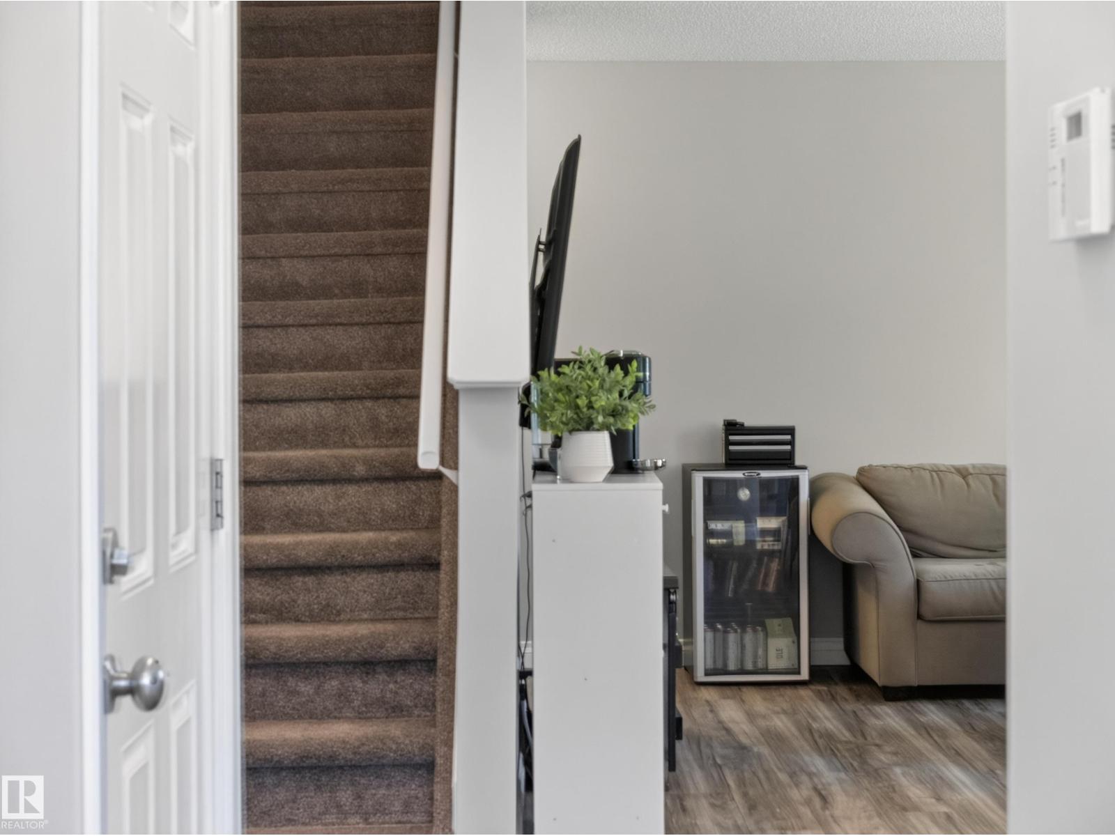Stairs and the front door