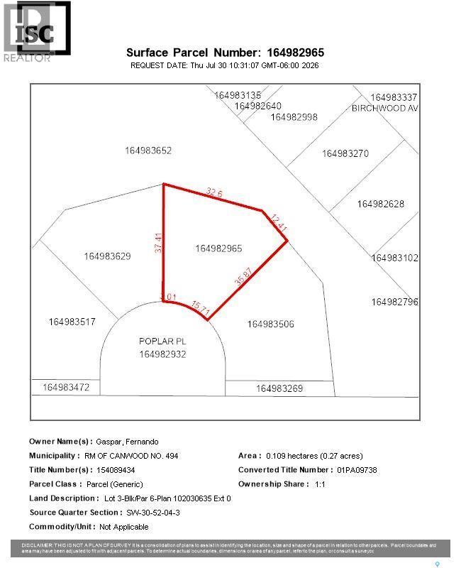 lot 3 blk 6 Poplar place