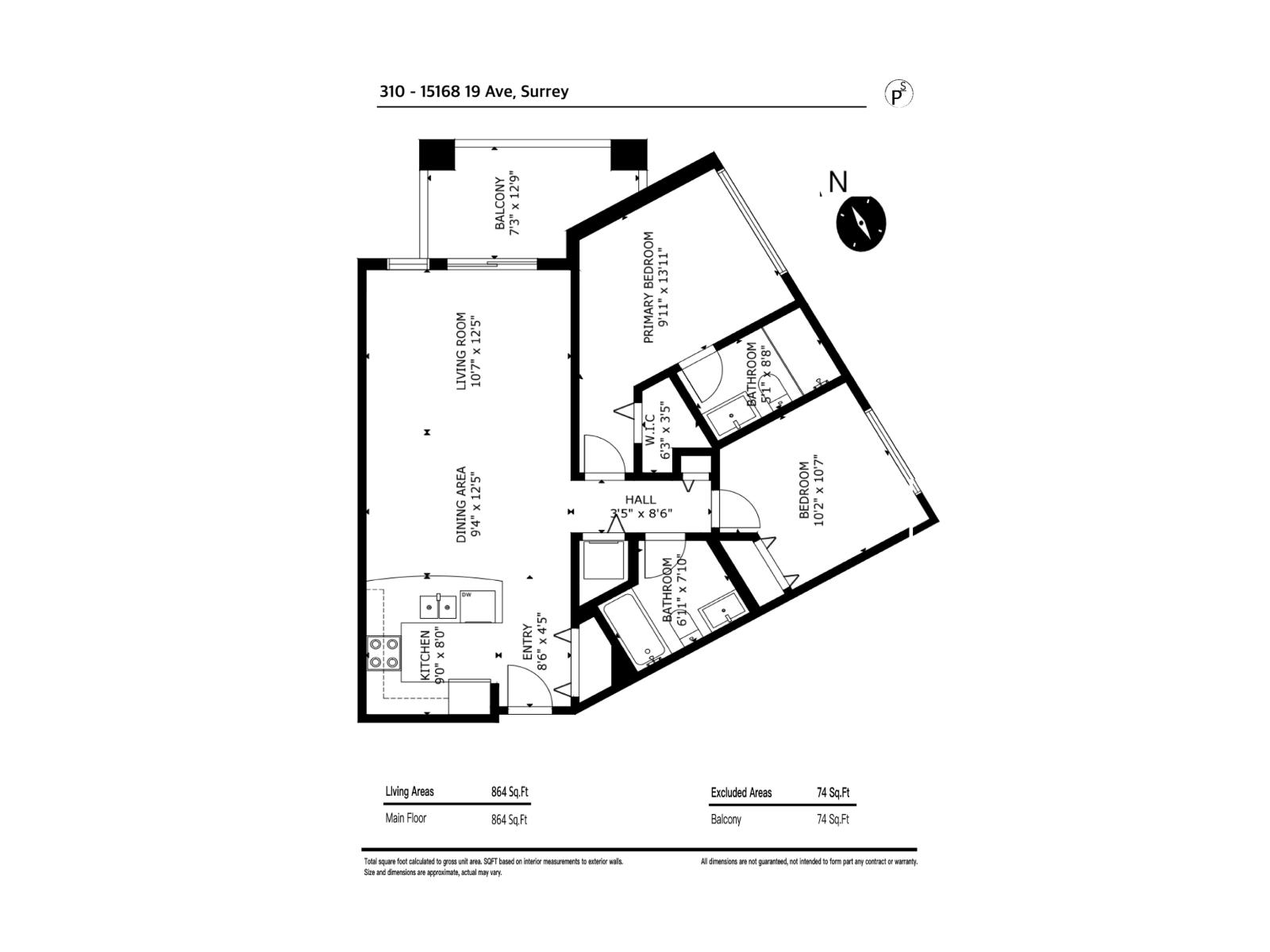 For sale: 310 15168 19 AVENUE, Surrey, British Columbia V4A0A5