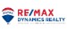 RE/MAX DYNAMICS REALTY logo
