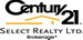 CENTURY 21 SELECT REALTY LTD, BROKERAGE logo