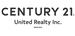 CENTURY 21 UNITED REALTY INC. logo